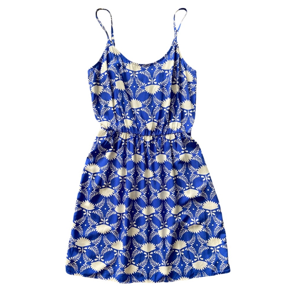 🌼🌼 4/$20 Old Navy Blue/White Midi Dress🌼🌼